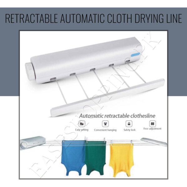 Retractable Automatic Cloth Drying Line