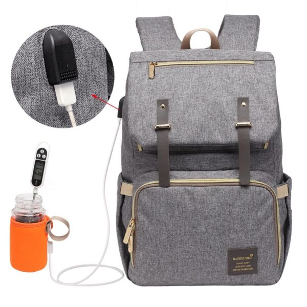 WaterProof Baby Nappy Bag Maternity Mummy Bag For Baby Care With USB PORT