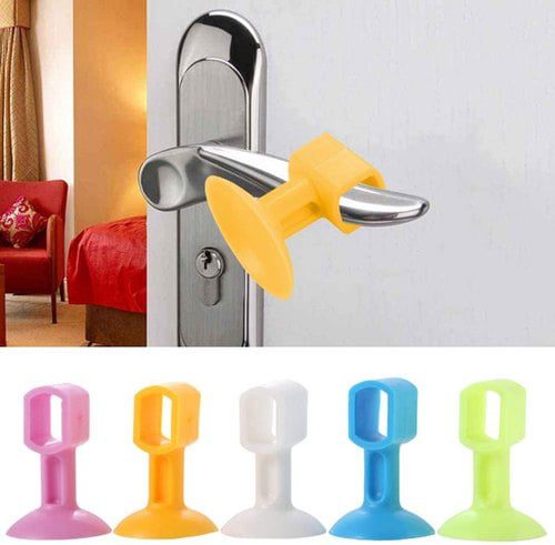 Mini Silicon Door Stopper (Pack of 4)