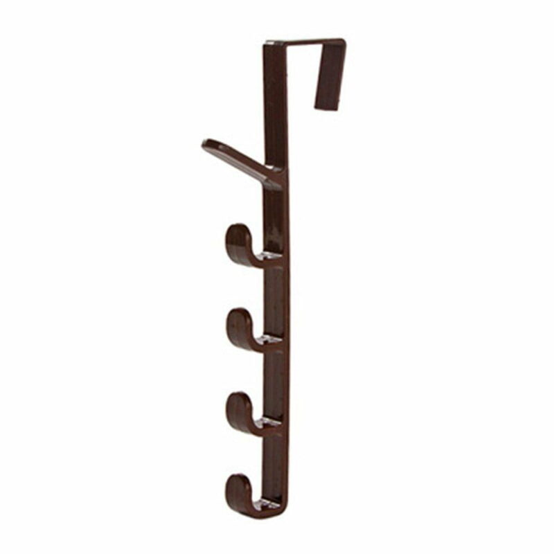 Vertical Over the Door Hanger with 5 Hooks 2