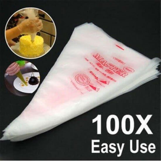 Master Tipples Piping Bags 100 Frosting Bags