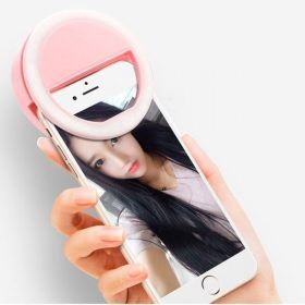 Selfie Ring Light Small For Mobile – USB Charge – Portable Flash Led