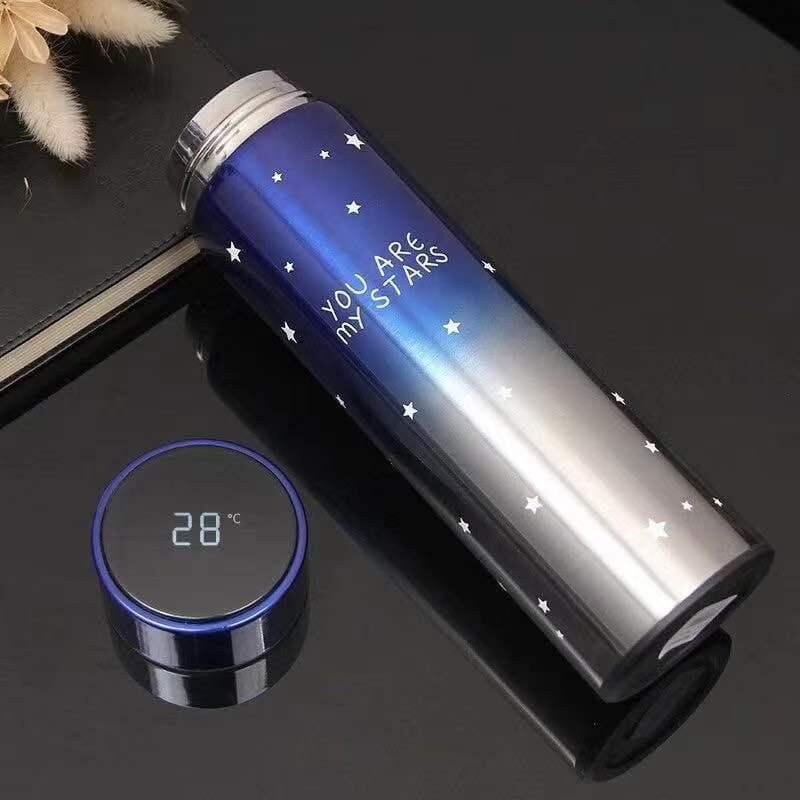 Smart LED Active Temperature Display Indicator Insulated Stainless Steel Hot Cold Flask Bottle 500 ml 1