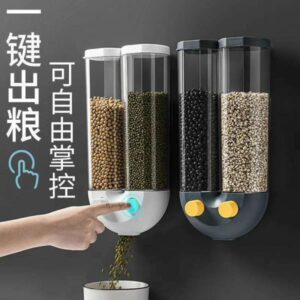 Ushape Wall Mounted Rice and Grain Dispenser Double