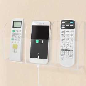 Remote Control and Mobile Holder with Charging Pin Hole-Wall Mount