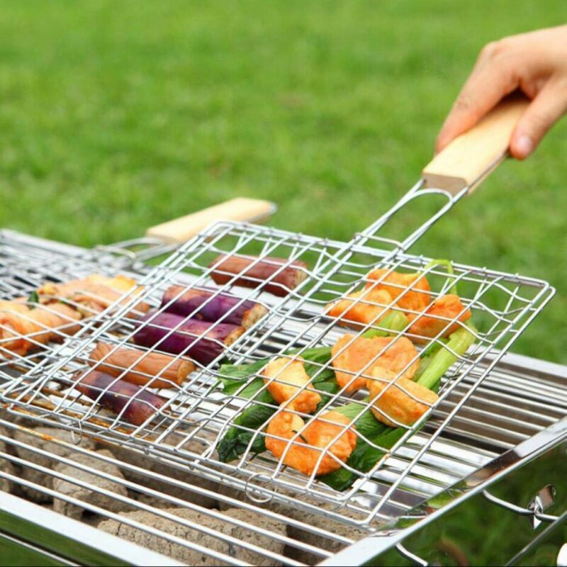 Bbq Stainless Steel Hand Grill 1