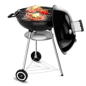 Football Sytle Bar B Que Grill and Oven with Moving Stand