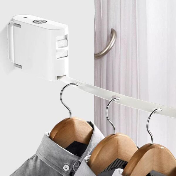 4.2M Clotheslines Rotation Retractable Clothes Lines Laundry Rope Hanger