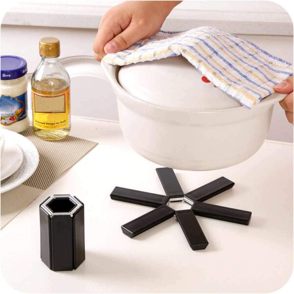 Foldable Anti-Hot Insulation Pad Pot Holder Kitchen Mat Table Placemat