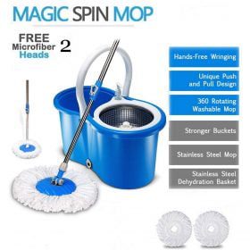 Easy Spin 360 Rotate Stainless Steel Spinner Mop