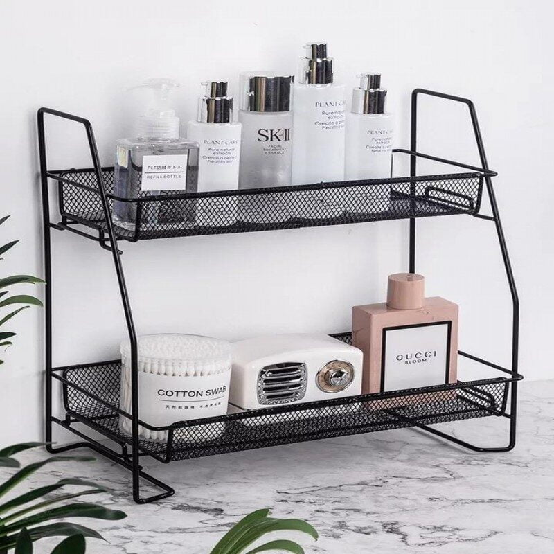 Spice Rack Organizer For Countertop 2 Tier 2