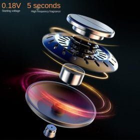 Car Solar UFO Shape Aromatherapy Fresh Deodorant Decoration