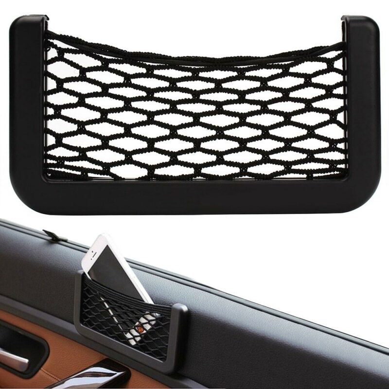 Automotive Pocket Organizer Bag For Mobile Phone Holder Visor Box 2