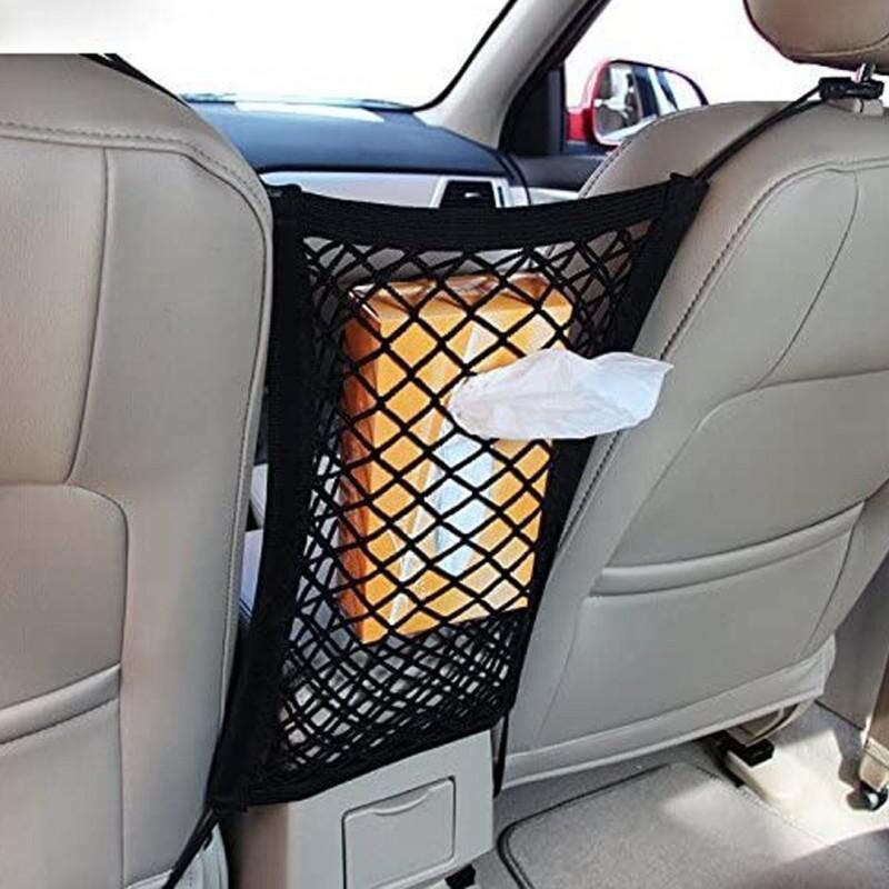 Car Back Seat Strong Double Layer Elastic Mesh Net 1