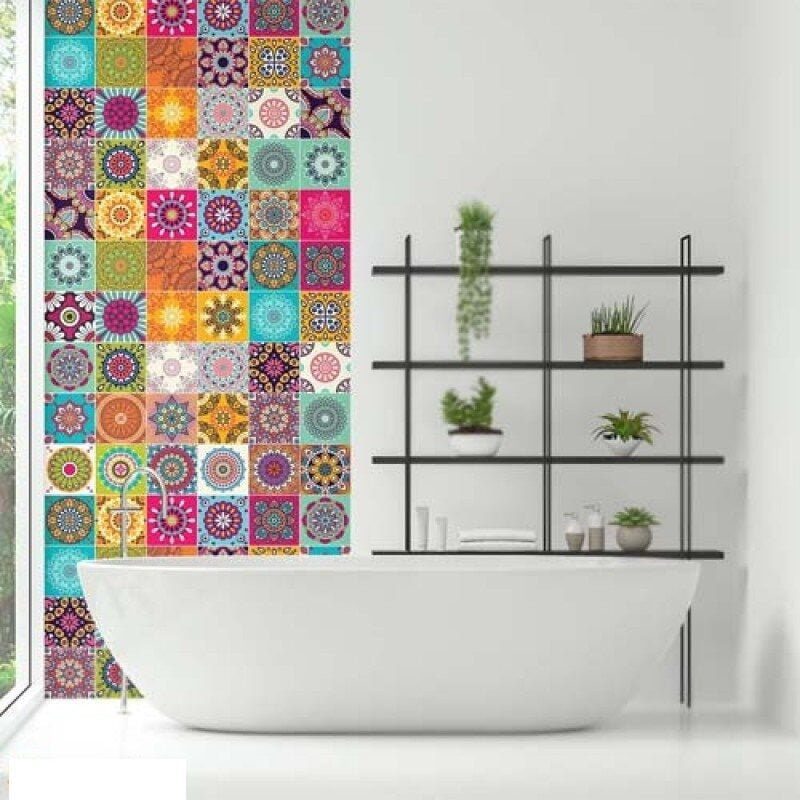 6 PCS Home Decor Tile Stickers Self Adhesive 2