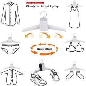 Mini Portable Electric Folding Clothes & Shoes Drying Hangers