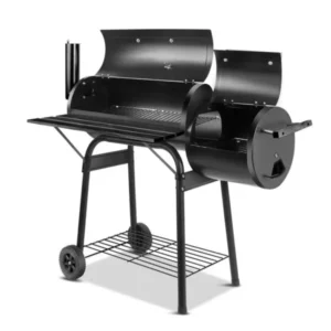 BBQ Smoker Charcoal Grill Roaster Portable Outdoor Camping Barbecue 2 in 1