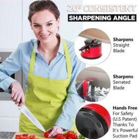 Easy Knife Sharpener With Suction Cup