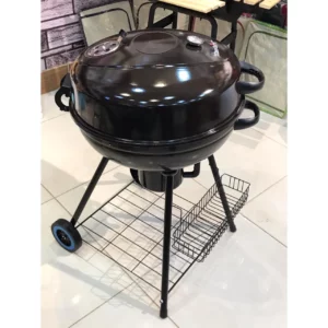 Heavy Duty Outdoor Charcoal BBQ Grill with Ash Catcher
