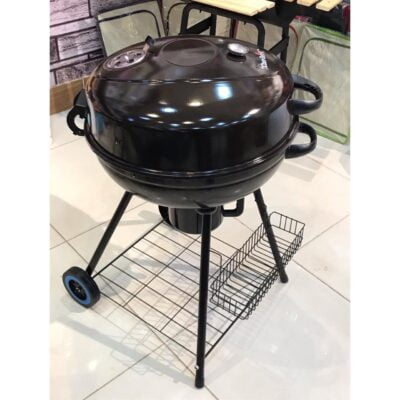 Heavy Duty Outdoor Charcoal BBQ Grill with Ash Catcher