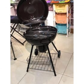 Heavy Duty Outdoor Charcoal BBQ Grill with Ash Catcher