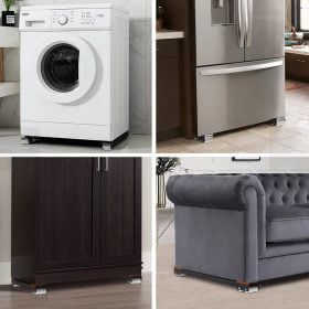 Heavy Adjustable Furniture and Washing Machine Mover 24 Wheel Universal