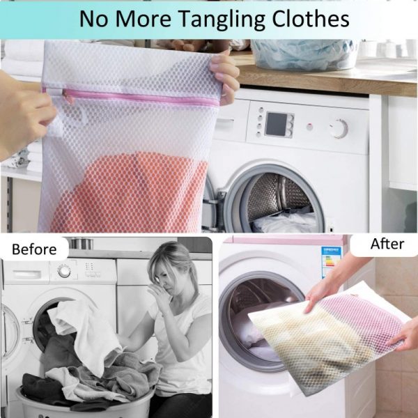Mesh Laundry Bag For Delicates Lingerie Bags For Washing Machine Great For Hosiery