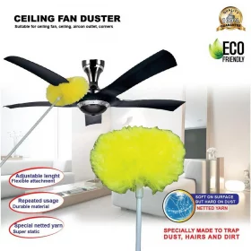 Micro Fiber Multipurpose Duster With Strong Metallic Adjustable Rod. Specially Designed For Celling And Fans