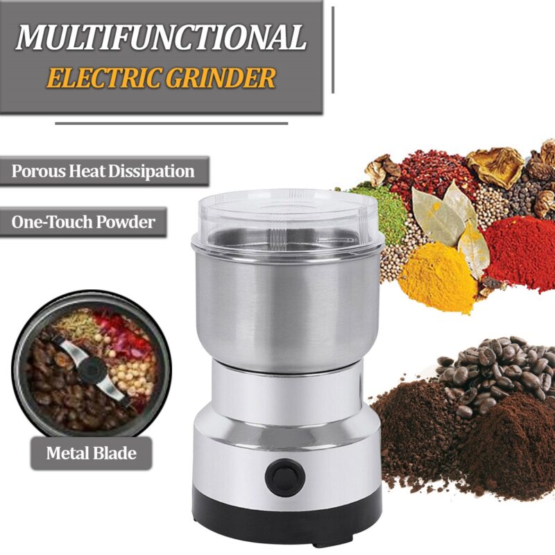 Electric Coffee Grinder for home Nuts Beans Spices Blender Grains Grinder Machine Kitchen Multifunctional Coffe Bean Grinding 2