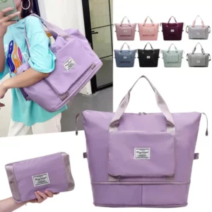 Travel Folding Bag Waterproof Thick Oxford Luggage HandBag Large Capacity Storage Bag for Clothes, Gadgets, and Much More