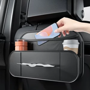 Multifunctional Car Backseat Organizer PU Leather