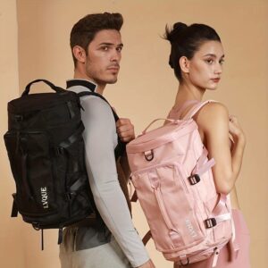 High-Capacity Travel Bag: Multifunctional Portable Backpack with Dry/Wet Compartments