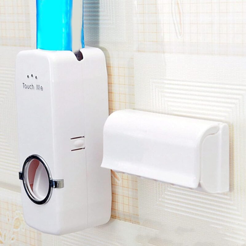 Toothpaste Dispenser With Brush Holder