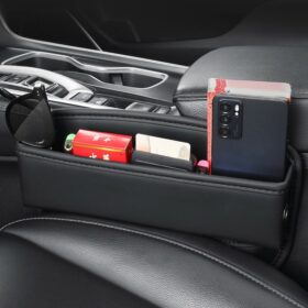 Pack of 2 PU Leather Car Seat Gap Storage Box