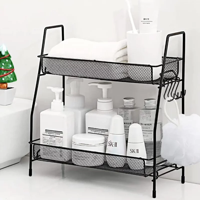 2 Layer Multi Purpose Iron Organizer Shelf 1