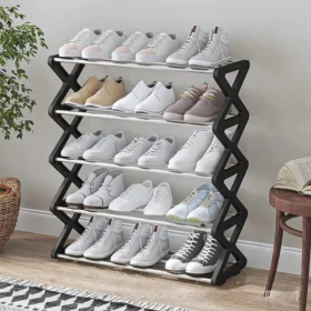 5 Layer Folding Shoe Rack Organizer