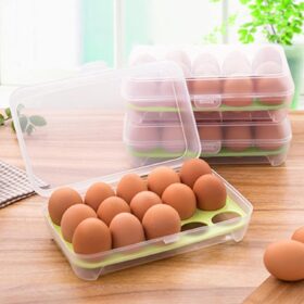 2 in 1 Egg Tray Storage Box