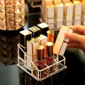 Acrylic 9 Grid Lipstick Organizer