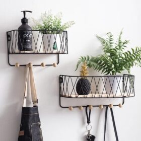 Criss-Cross Wall Utility Shelf