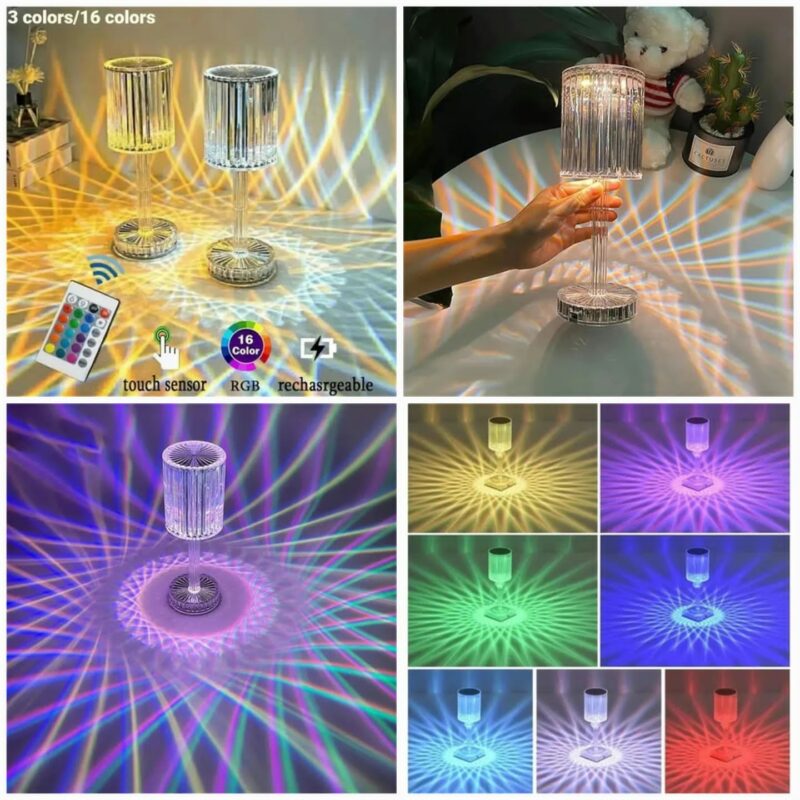 Crystal Daimond Touch Lamp