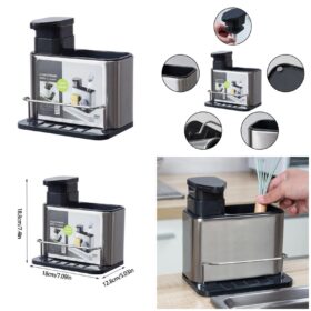 Sink Tidy With Soap Dispenser Metal