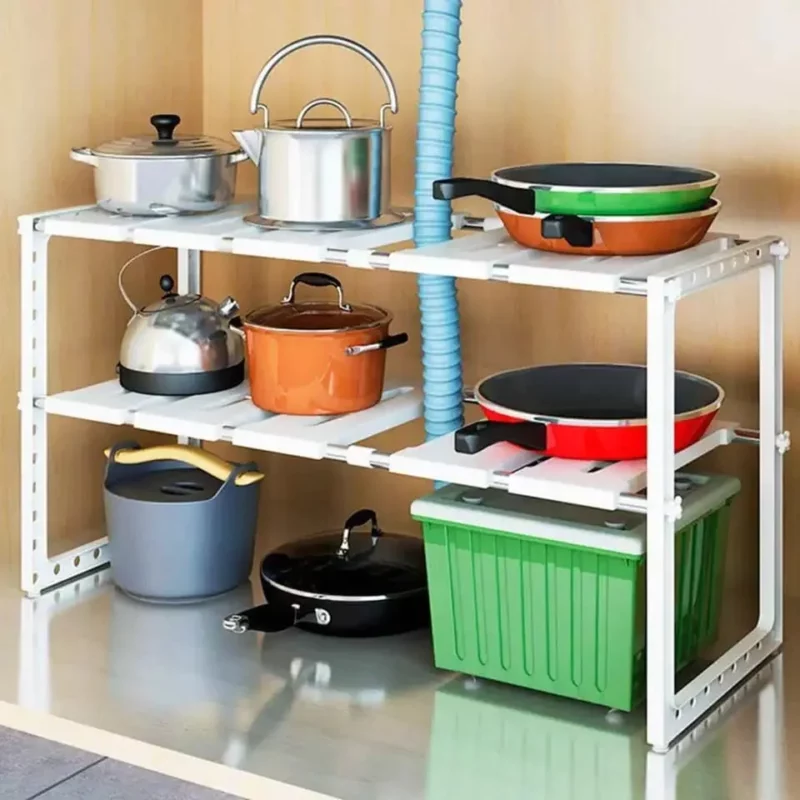 Under Sink Shelf Expandable 1