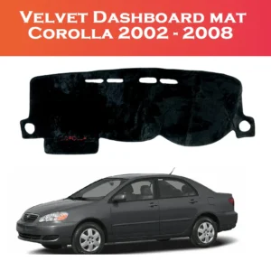 Velvet Dashboard Carpet For Toyota Corolla 2002 - 2008