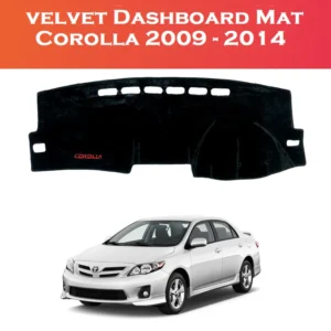 Velvet Dashboard Carpet For Toyota Corolla 2009 - 2014
