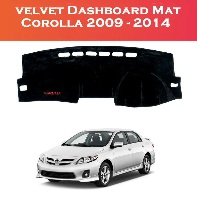 Velvet Dashboard Carpet For Toyota Corolla 2009 – 2013