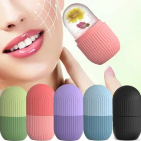 Ice Facial Roller & Ice Globe Balls for Skin Care Beauty - Face, Eyes, & Nose