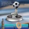Solar-Powered Rotating Car Air Freshener - Football Design, Long-Lasting Perfume