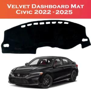 Velvet Dashboard Carpet For Honda Civic 2022 - Onwards