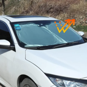 Car Windshield Sun Shade, Foldable Car Front Window Sunshield