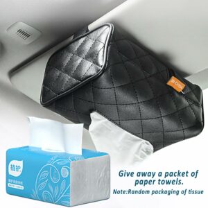 Leather Backseat and Central Console Tissue Holder